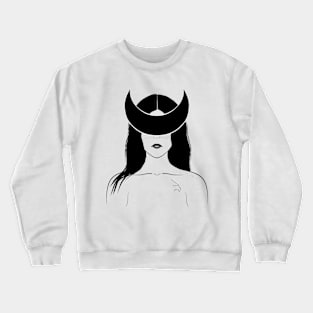 Moon Face Crewneck Sweatshirt